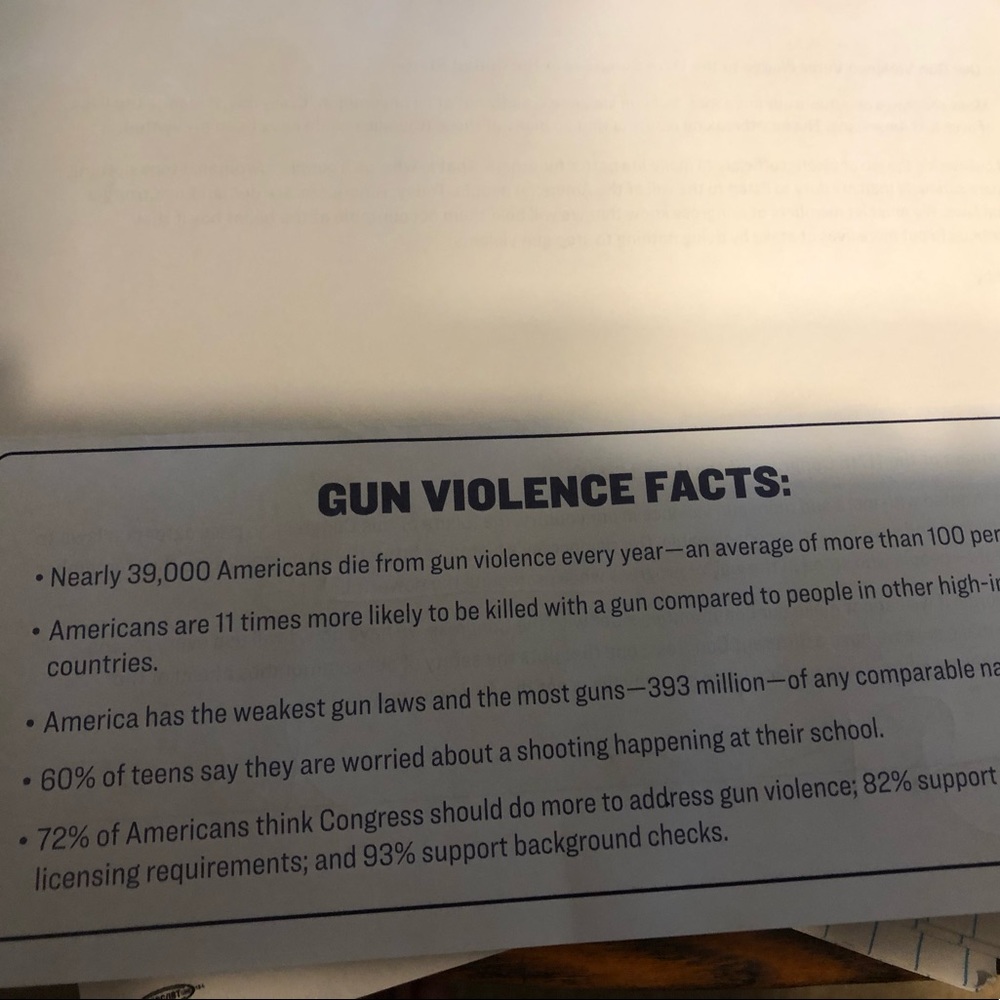 Enough End Gun Violence :Stop Guns Protect Children Not Guns T-Shirt - Picture 4 of 5